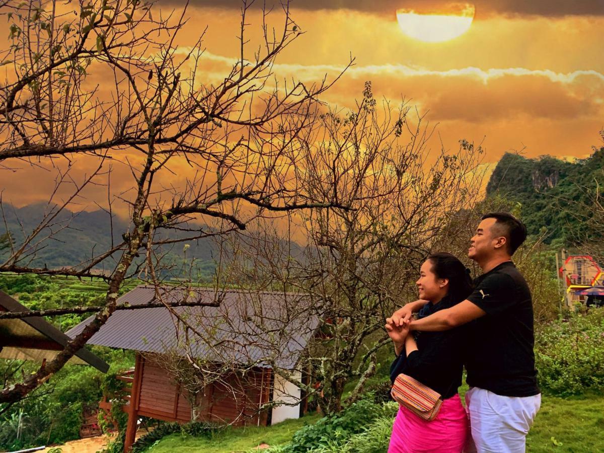 Bed and Breakfast Eco House Moc Chau Esterno foto